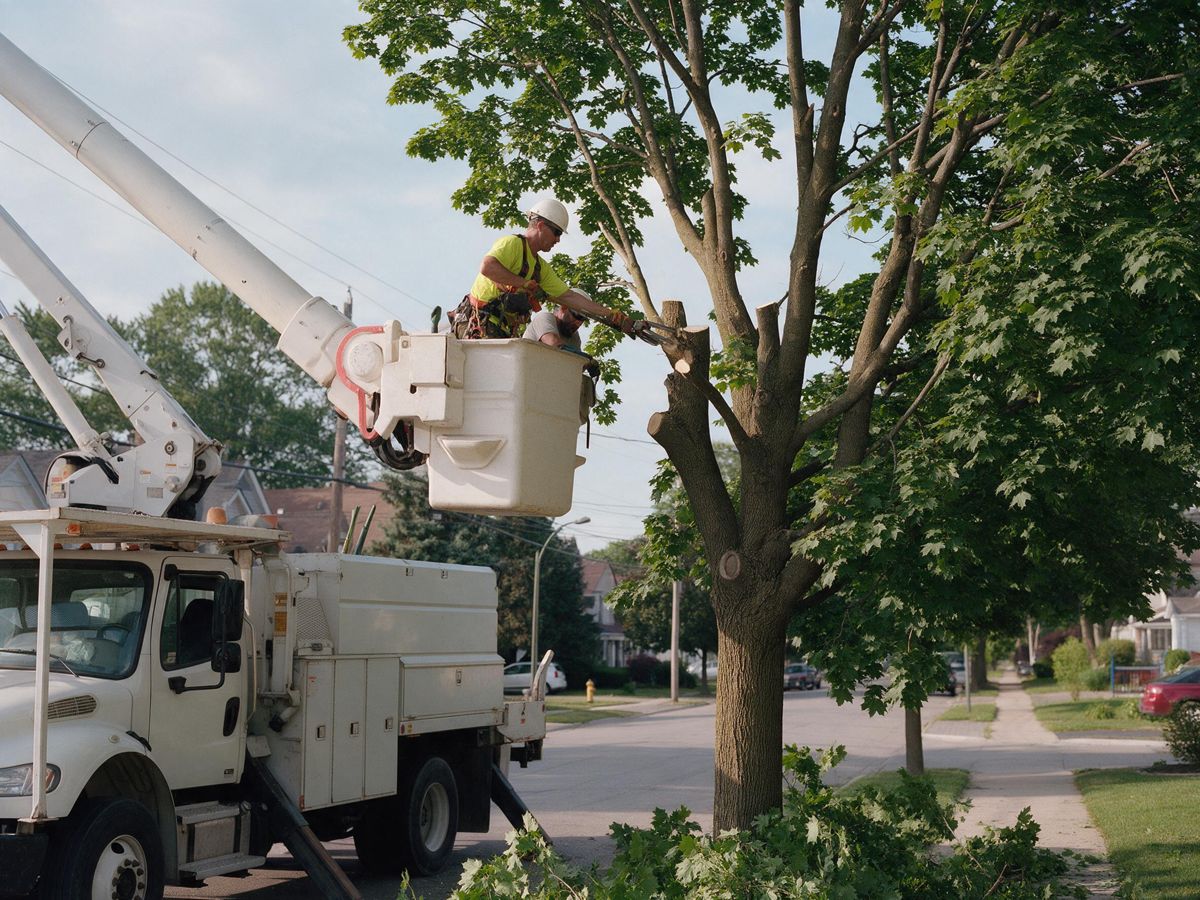 tree removal project in Chenal Valley, Little Rock