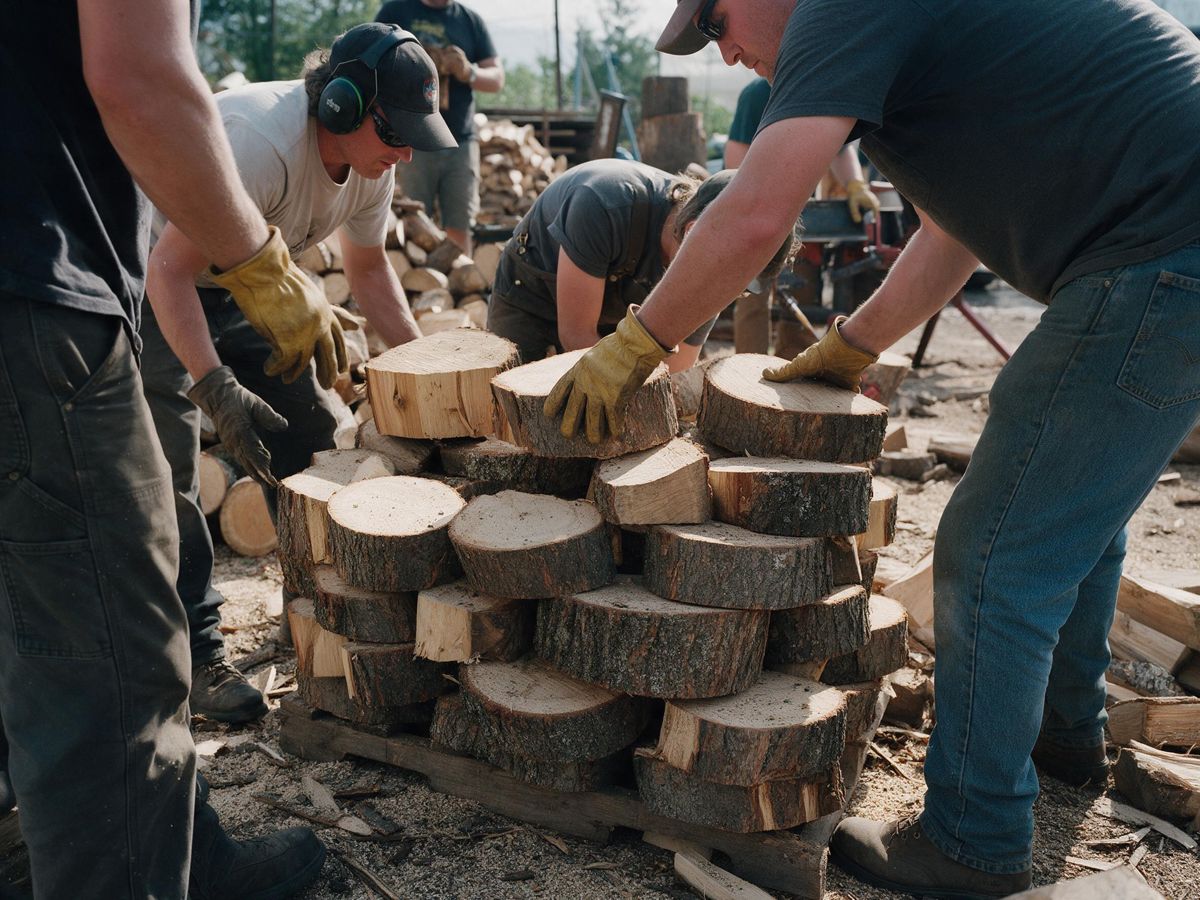 tree removal project in The Heights, Little Rock